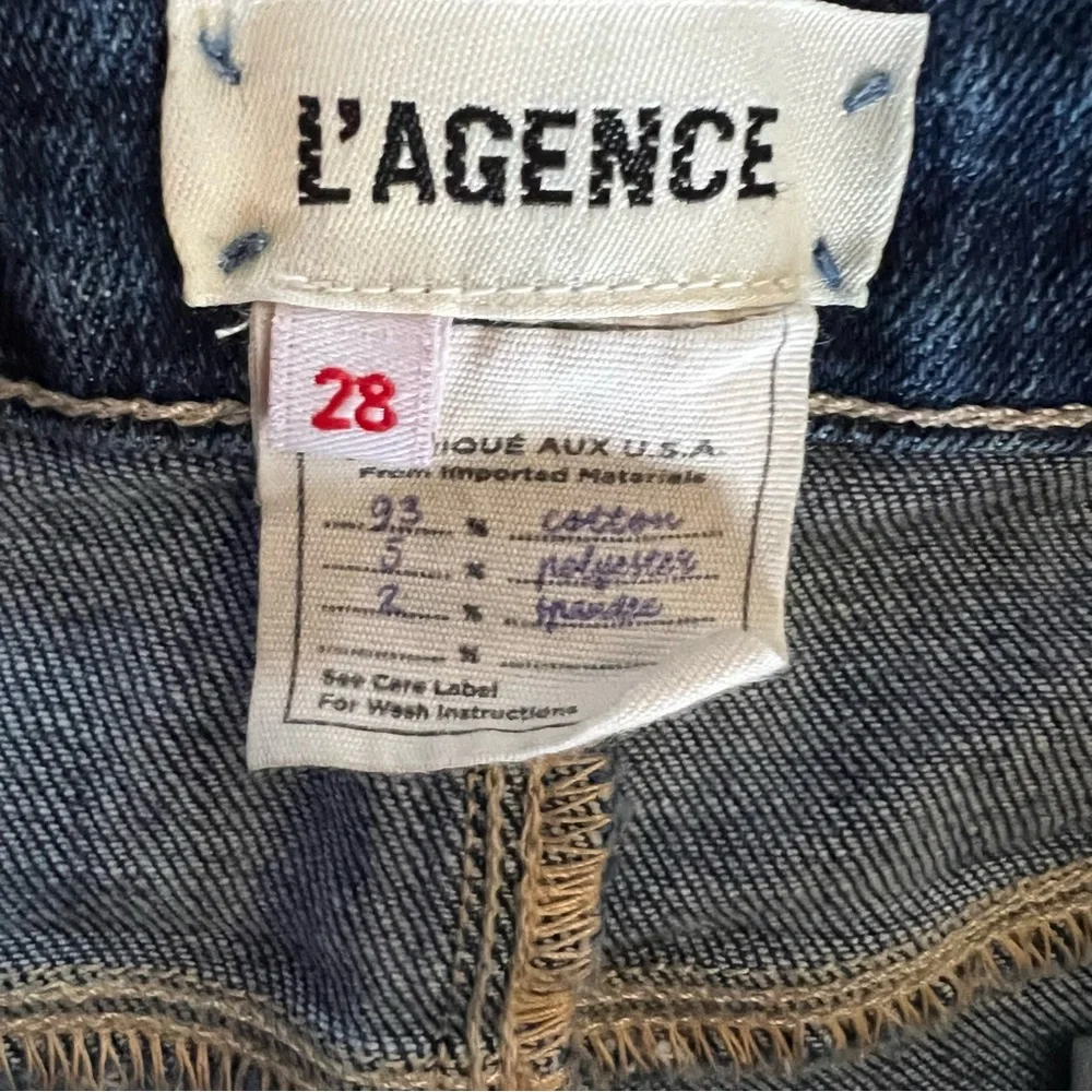 L'AGENCE Highline Skinny High Rise Jeans. Size 28